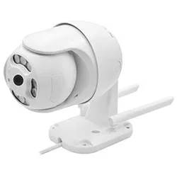 Câmera de Segurança Satellite A-CAM004 Outdoor Smart Wi-Fi IP66 Branca