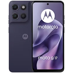 Celular Motorola Moto G17 XT2623-1 4GB RAM 256GB 6.72" Dual Sim LTE Azul Arandano