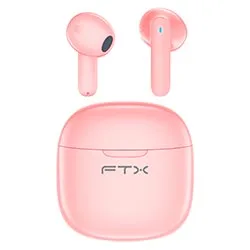 Fone de Ouvido Ftx E68-PK Enc Tws Bluetooth - Rosa
