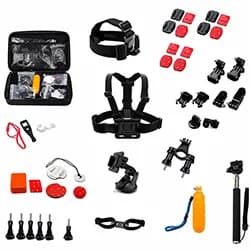 Kit de Acessórios Quanta para Câmera Sport QTSCA601 - 11 Peças