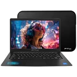 Notebook FTX N14-C256ES Intel Celeron N4020 4GB RAM 256GB SSD 14" HD Preto (Espanhol)