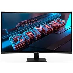 Monitor Gamer Gigabyte GS32QCA 32" Qhd Curvo LCD 180HZ / 1ms - Preto