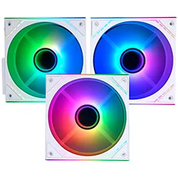 Cooler para Gabinete Thermalright TL-M12W-S X3 Infinity Mirror ARGB Branco (Kit 3)