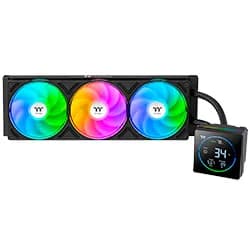 Water Cooler para Processador Thermaltake TH360-S V3 Argb Sync Segment LCD 360MM - Preto (cl-w470-pl12sw-a)
