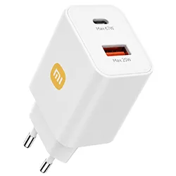 Carregador Tomada Xiaomi MDZ-13I USB / Usb-c / 25W / 67W - Branco