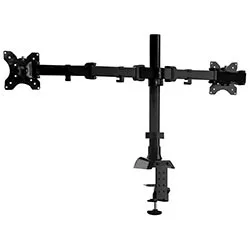 Suporte de Monitor Satellite A-RM16T 17" a 32" Duplo / Articulado / 9k - Preto