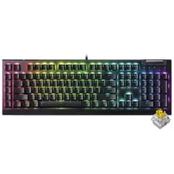Teclado Gamer Mecânico Razer Blackwidow V4 X / RGB / Inglês - Preto (rz03-04701900-r3u1)