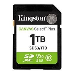 Cartão de Memória Sd Kingston Canvas Select Plus C10 1TB - SDS3/1TB