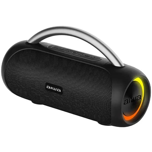 Speaker Aiwa Aws10btb 30 Watts P.m.p.o com Bluetooth Rádio Fm Auxiliar - Preto