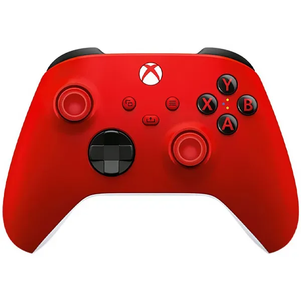 Controle sem Fio Microsoft Pulse Red 1914 para Pc Xbox Smartphone - Vermelho Branco