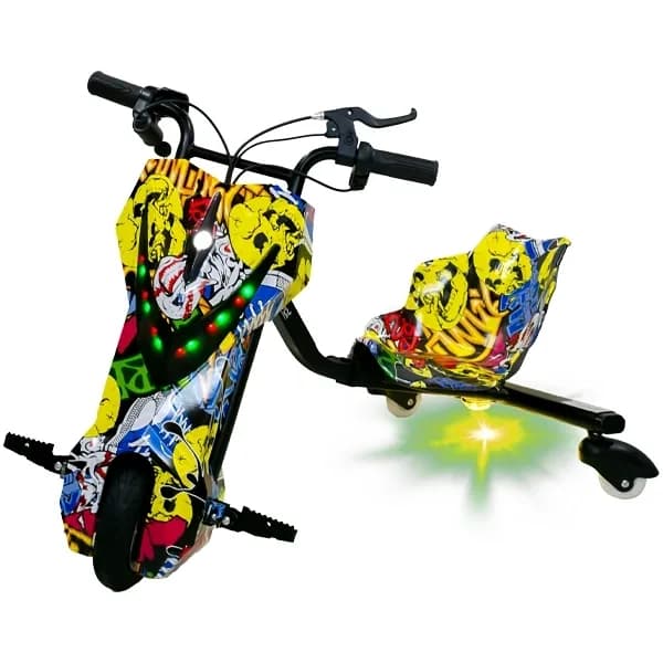 Triciclo Elétrico Audisat Te-8w 8" Bluetooth Speaker - Hip Hop (1 Mês de Garantia)