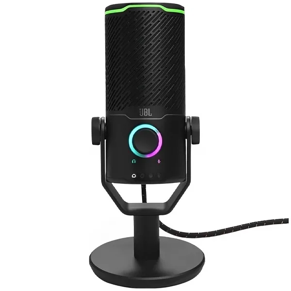 Microfone Jbl Quantum Stream Studio Cardióide Omnidirecional com USB - Preto