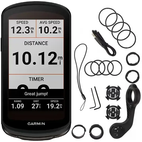 GPS Esportivo Garmin Edge 1040 Solar 3.5" Wi-Fi Bluetooth Preto 010-02503-20