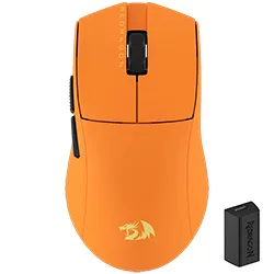 Mouse Gamer Redragon M916OB-ULT K1NG Ultra Wireless / Bluetooth - Laranja