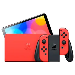 Console Nintendo Switch OLED 64GB Mario Red Edition Preto/Vermelho (HEG-S-RAAAA)