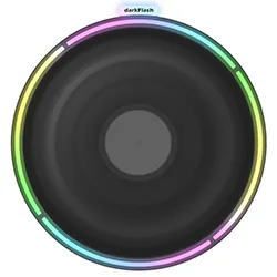 Cooler para Processador Darkflash Darkvoid Top Flow 125MM RGB