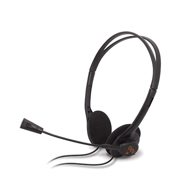 Oex Headset C/microfone Hs100 Preto P2/p2 47.9700