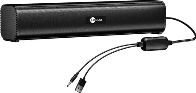 Lecoo Soundbar 2.0 6W Usb+p2 Preto