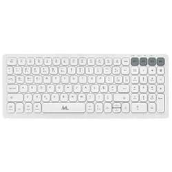 Teclado Mtek KWB-2670W Wireless / Português - Branco