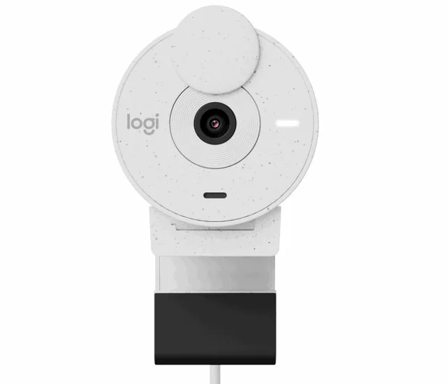 Logitech Webcam Full HD 1080p Usb-c Brio 300 Branco 960-001440