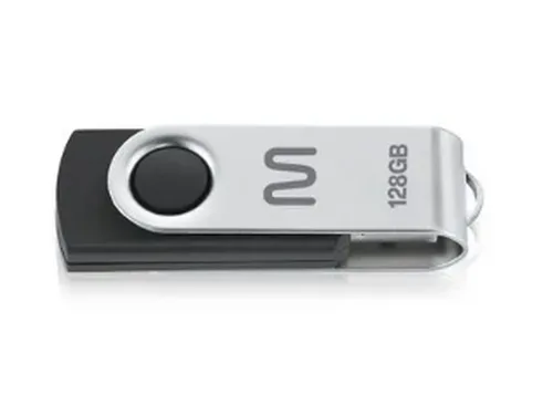 Multilaser Pen Drive 128 GB Twist Preto USB 2.0