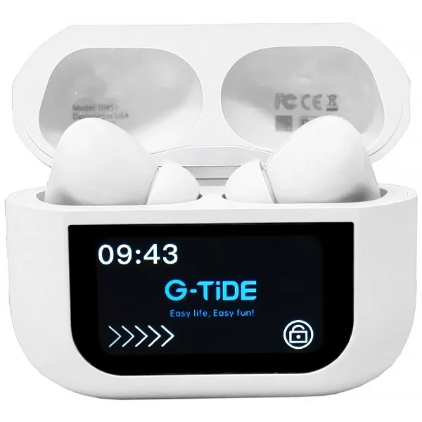 Fone de Ouvido sem Fio G-tide Dws1 com ANC - Branco