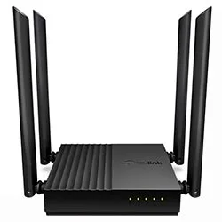 Roteador Tp-link Archer C64 AC1200 Dual Band / 2.4GHZ / 5GHZ / 4 Antenas - Preto