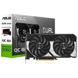 Placa de Vídeo ASUS Dual OC 8GB GeForce RTX 5060 GDDR7 DUAL-RTX5060-O8G