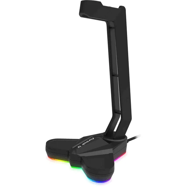 Fortrek Suporte P/headset Vickers Preto LED RGB 70534