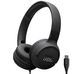 Fone de Ouvido Jbl Tune 520c / com Fio - Preto