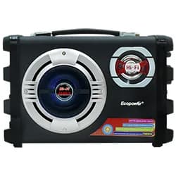 Caixa de Som Ecopower EP-2220 Bluetooth / USB / Fm / Sd - Preto