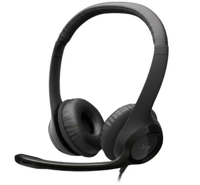 Logitech Headset C/microfone H390 Preto USB 981-000014