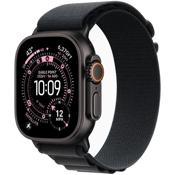 Apple Watch Ultra 3 49 MM M MF0V4BE A3281 GPS + Celular - Black Titanium Black Alpine Loop (anatel)