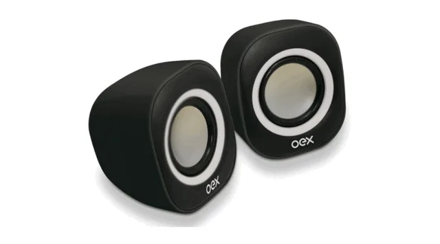 Oex Speaker Round Sk100 USB 8W Preto/branco 48.5800