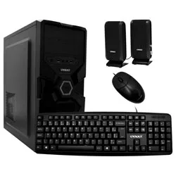 Gabinete Satellite K731 com Fonte 200W, Speaker, Mouse e Teclado Português Preto