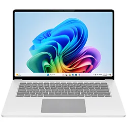 Notebook Microsoft Surface ZHH-00001 Snapdragon X Elite 16GB RAM 512GB SSD 15" 2.3K Touch Platinum