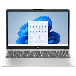 Notebook HP 15-FC0027CA AMD Ryzen 7 7730U Tela Touch Full HD 15.6" 16GB RAM 512GB SSD Win11 Prata