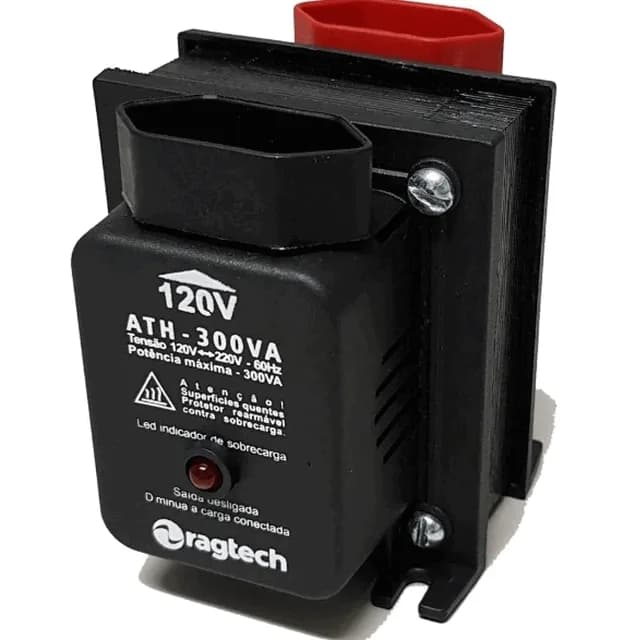 Ragtech Autotransformador Ath 300va Bivolt Tomada 10a 2p+t 4470