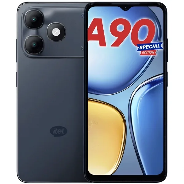 Celular Itel A90 A6610l Dual Sim de 256GB 4GB RAM de 6.6" 13mp 5mp - Starlit Black (anatel)