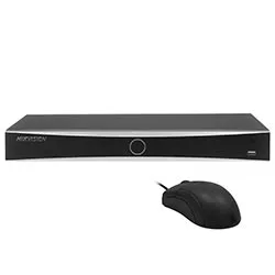 Cctv de Vigilância Nvr Hikvision Ds-7616nxi-k2(d) Embedded Nvr 7600s HD 16ch / HDMI / VGA / USB - Preto + Mouse