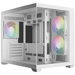 Gabinete Gamer Gamdias Aura GC10M V2 WH ARGB Mini Tower Branco