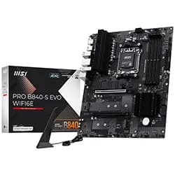 Placa Mãe MSI Pro B840-S Evo WI-FI 6e Socket Am5 / DDR5