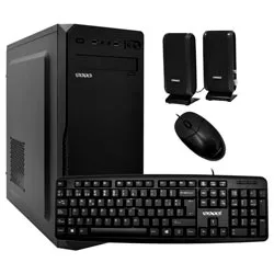 Gabinete Satellite K701 com Fonte 200W, Speaker, Mouse e Teclado Espanhol Preto