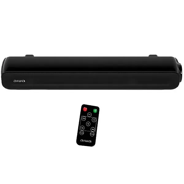 Soundbar Aiwa Awsbh15 2.0 de 300 Watts Rms com Bluetooth HDMI USB - Preto
