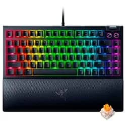 Teclado Gamer Mecânico Razer Blackwidow V4 75% USB / RGB / Inglês - Preto (rz03-05000200-r3u1)