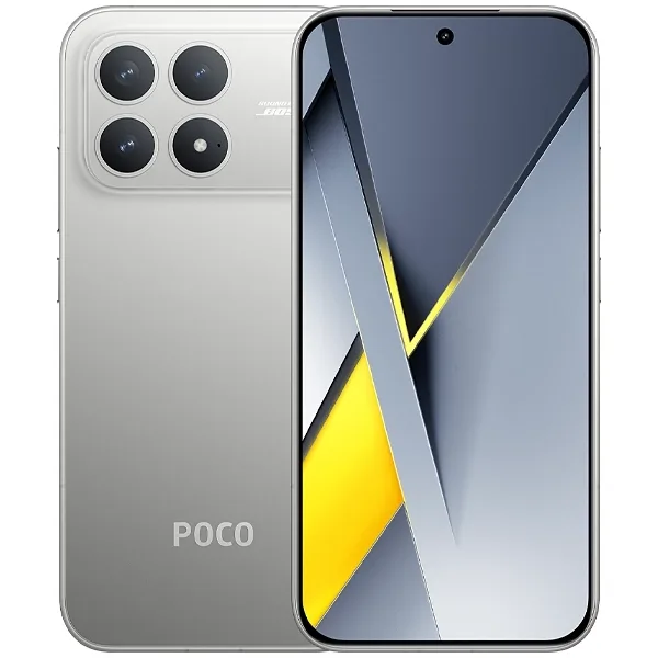 Celular Xiaomi Poco F8 Pro NFC Dual Sim 256GB 12GB RAM de 6.59" 50+50+8mp 20mp - Titanium Silver (global)