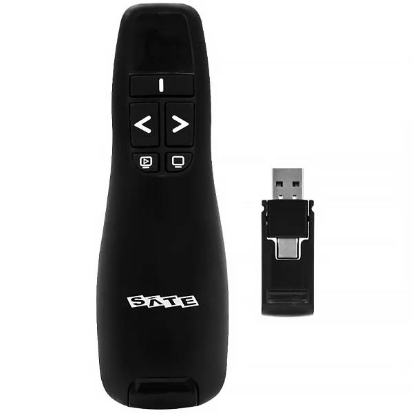 Apresentador Wireless a Laser Satellite LR-27R - Preto