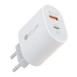 Carregador Tomada Mox MO-C22 USB / Usb-c / 20W - Branco