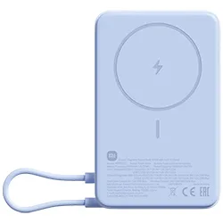 Carregador Portátil Xiaomi Magnetic WPB1007Z 10000MAH / Usb-c - Azul (bhr08pcgl)