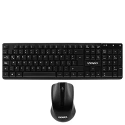 Teclado + Mouse Satellite AK-741G Wireless / Português - Preto